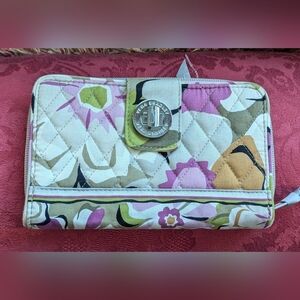 Vera Bradley Portobello Road Turn lock Wallet
